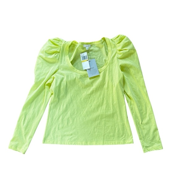 A.L.C. Yellow and Green Blouse Top - Picture 3 of 7